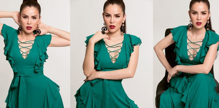 a hau phuong le karen millen mian 1