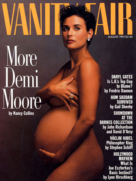 A History of Pregnant Celebrities Posing Naked on Magazine Covers - Maison