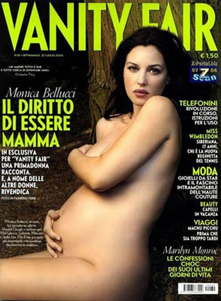 Pregnant Celeb - A History of Pregnant Celebrities Posing Naked on Magazine Covers - Maison