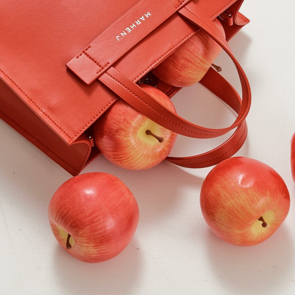 Canvas Shoulder Bag - Rico Mini - I-Red by MARHEN.J